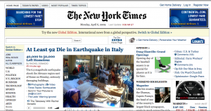 nyt homepage 300x158 Digital Content   The Medium is NOT the Message